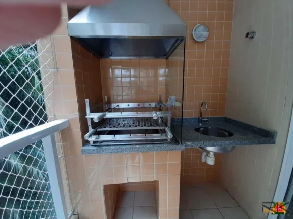 Imagem APARTAMENTO PRAIA GRANDE com 2 dormitórios sendo 1 suíte,1 vaga de garagem,varanda gourmet com churrasqueira