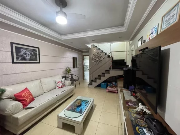 Imagem Casa Sobrado 3 Dormitórios Quintal Churrasqueira Próximo Bosque Maia À Venda, 205 m² por R$ 830.000 - Jardim Santa Cecília - Guarulhos/SP - SO5261