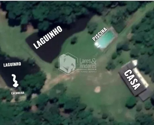 Imagem Chácara à venda, com 144.000m² com Plantas frutíferas, espaço gramado, 3 lagos com nascentes, Casa com 4 Dorm, lareira e muito mais - Embu-Guaçu, SP