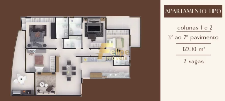 Imagem LUXOSO APARTAMENTO DE 04 QUARTOS E 03 SUÍTES EM JARDIM CAMBURI, VITÓRIA/ES.