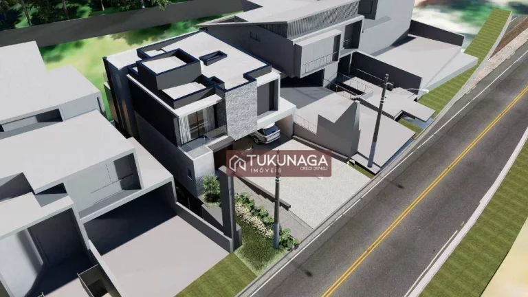 Imagem Sobrado Alto Padrão à venda, com 4 Suítes,480 m² por R$ 4.500.000 - Jardim Fazenda Rincão -Condomínio Arujá V - Arujá/SP