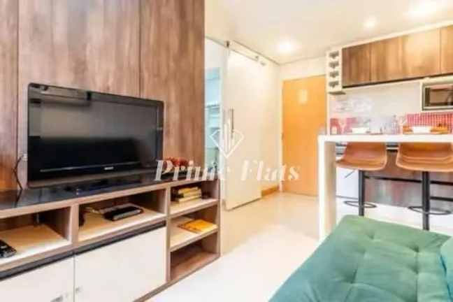 Imagem Flat disponível para venda no Hotel Bienal Suítes, com 28m², 1 dormitório e 1 vaga