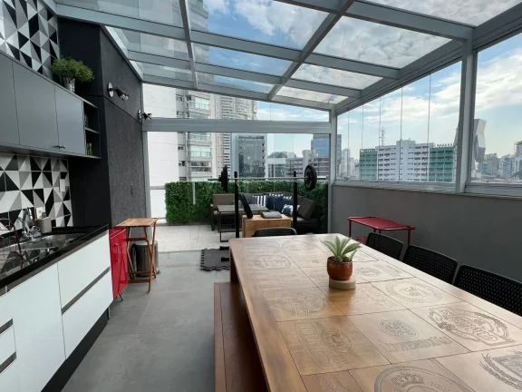 Imagem Cobertura 119 M², 2Q, 1 Suíte, 2 Banheiros, 2 Vagas, Piscina aquecida, Academia, Pet place, Sauna, Sala de pilates e massagem, Salão de festas.