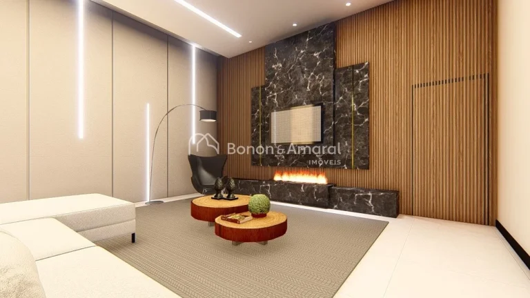 Imagem Casa em construção com sala com pé direito duplo, cozinha, churrasqueira fechada e coberta integr...