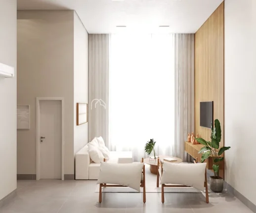 Imagem Casa térrea nova à venda com 3 quartos sendo 3 suítes, todas com armários planejados, ar condici...