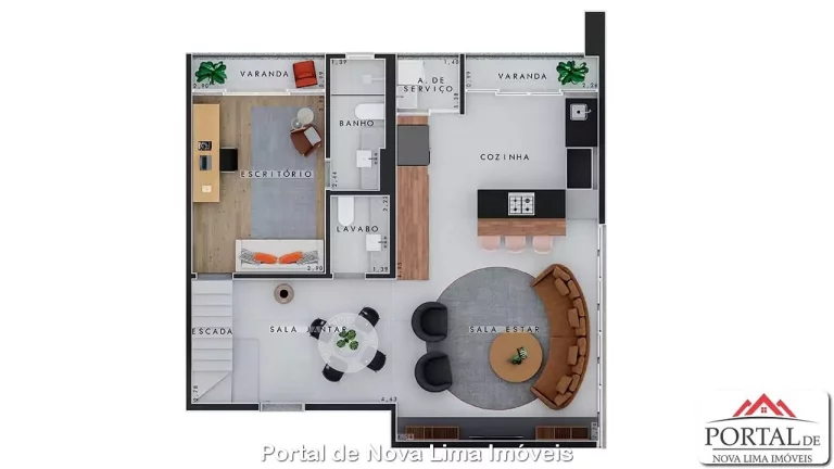 Imagem APARTAMENTO RESIDENCIAL em Nova Lima - MG, Alphaville Lagoa Dos Ingleses
