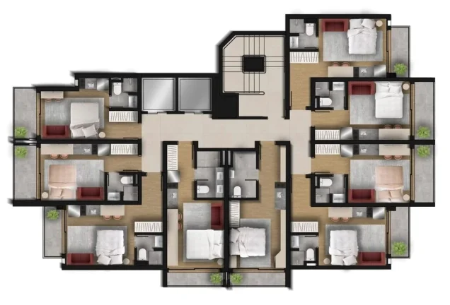 Imagem O Stella Marina é o mais novo empreendimento imobiliário localizado no Brooklin, um dos bairros ma...