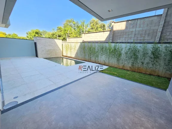 Imagem Casa/Sobrado moderno com 4 suítes à venda, 299 m² por R$ 2.489.000 - Condomínio Alto Padrão - Indaiatuba/SP