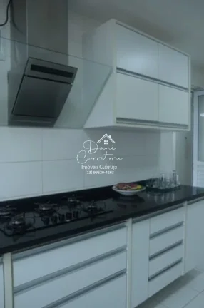 Imagem Apartamento de Luxo à Venda ou Locação em Guarujá-SP, Parque Enseada: 3 Quartos, 3 Suítes, 2 Salas, 4 Banheiros, 3 Vagas, 158m².