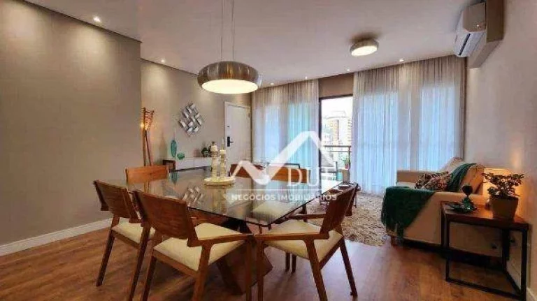 Imagem Apartamento Porteira Fechada com 3 dormitórios à venda, 110 m² por R$ 1.190.000 - Gonzaga - Santos/SP