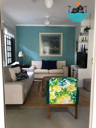 Imagem Aluguel de temporada em Juquehy - Condomínio Pé na Areia. com 4 dormitórios, 2 suítes c/ vista ao mar, 2 vagas e max. 8 pessoas | Juquehy Imobiliária