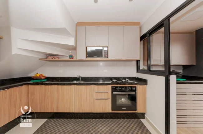 Imagem Sobrado com 3 quartos sendo 1 suíte à venda, 118 m² por R$ 795.000 - Santa Cândida - Curitiba/PR