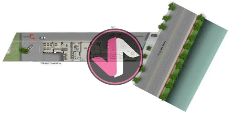 Imagem Centro Comerial Valentina em frente ao Parque das Águas Salas Comerciais 36,58m² a 114,44m² 06 Pa...