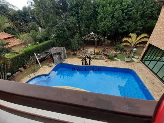 Imagem Casa com 6 suites à venda, 605 m² por R$ 3.490.000 - Condomínio Lago Azul - Araçoiaba da Serra/SP