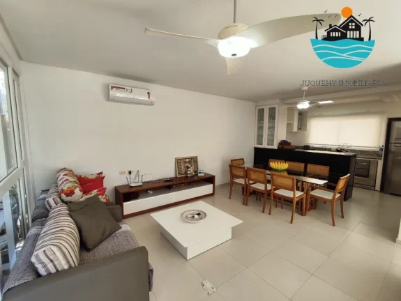 Imagem Casa Aluguel Temporada Juquehy, 80 metros da praia, piscina, churrasqueira, 4 suítes, acomoda 10 pessoas | Juquehy Imobiliária