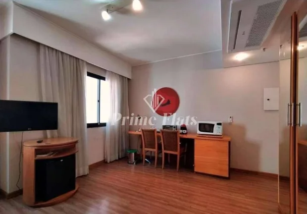 Imagem Flat disponível para venda no Hotel Slaviero Essential São Paulo Moema, com 26m², 1 dormitório e 1 vaga