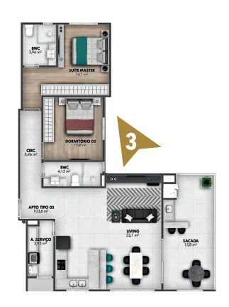 Imagem Apartamento à venda no bairro Centro - Itajaí/SC