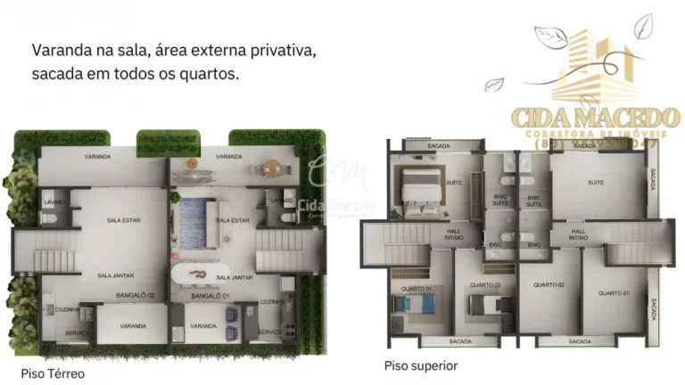 Imagem Casa em Condomínio para Venda em Cabedelo, Ponta de Campina, 3 dormitórios, 1 suíte, 2 banheiros, 1 vaga