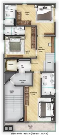 Imagem Apartamento Quadra Mar para Venda em Itajaí / SC no bairro Praia Brava de Itajaí