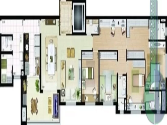 Imagem Condomínio The Elements Exclusive Resort, apartamento à venda com 3 quartos em São Bernardo do Campo Sp