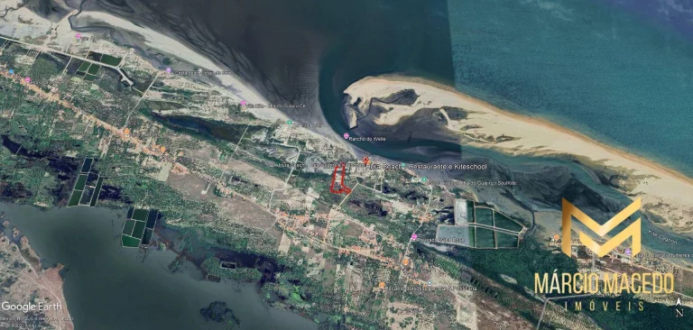 Imagem Terreno à venda, 18615 m² por R$ 3.600.000 - Ilha do Guajiru - Trairi/CE