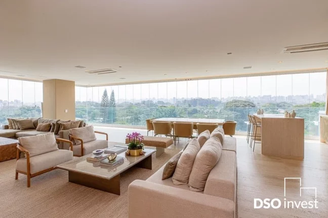 Imagem Com projeto da renomada arquiteta Fernanda Negrelli, esse apartamento de 229m2 imprime de forma harm...