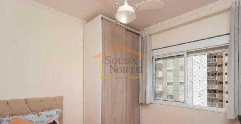 Imagem Apartamento de 54m², bem arejado, com 2 dormitórios, sacada, sol da manhã e 1 vaga de garagem cob...