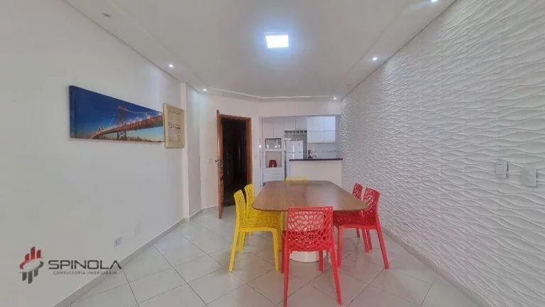 Imagem Apartamento com 3 dormitórios à venda, 100 m² por R$ 670.000,00 - Tupi - Praia Grande/SP