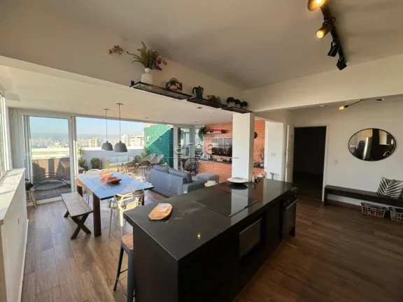 Imagem Apartamento tipo cobertura com 130 M², 3 dormitórios sendo 1 suíte, living, 2 banheiros, área de...