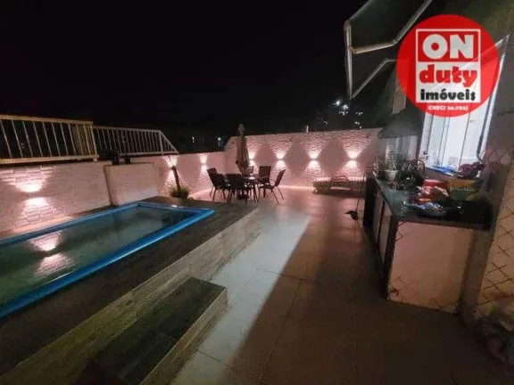 Imagem Cobertura com 3 dormitórios à venda, 212 m² por R$ 670.000,00 - Jardim Três Marias - Guarujá/SP