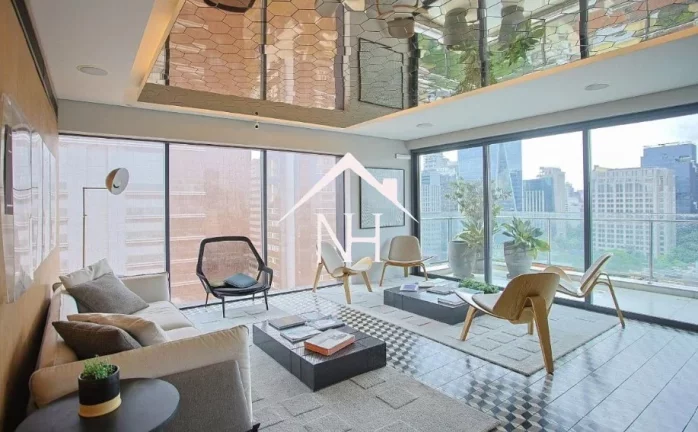 Imagem apartamento de 44m com 1 suíte, varanda, 1 vaga, Playground, Academia, Espaço Gourmet, Quadra Squash, Piscina aquecida, Churrasqueira, área verde
