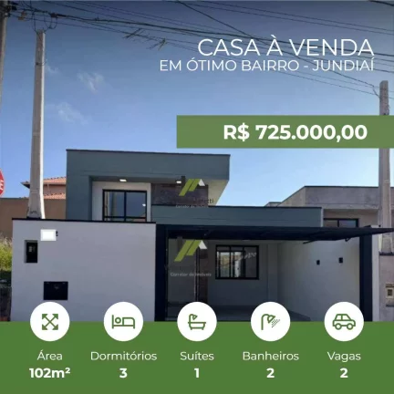 CASA NOVA EM EXCELENTE BAIRRO