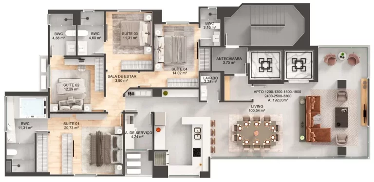 Imagem APARTAMENTO RESIDENCIAL em Balneário Camboriú - SC, Centro