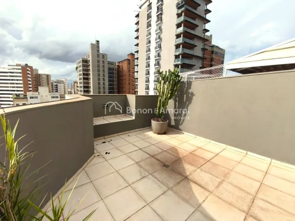 Imagem Apartamento cobertura para venda no cambuí em Campinas, 2 quartos, terraço, e vaga coberta
Primeir...