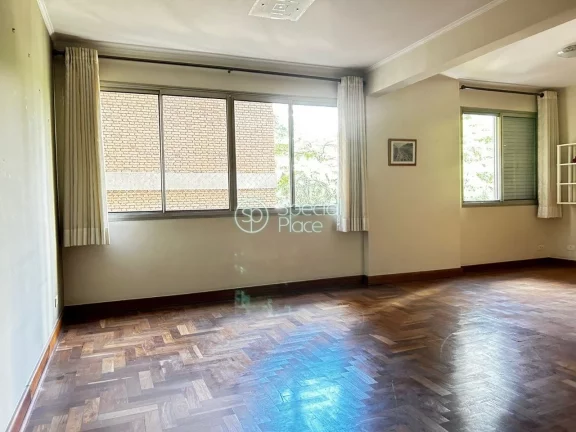 Imagem Ótimo apartamento com 109m² em Moema Pássaros Living amplo com janelões, o terceiro dormitório ...
