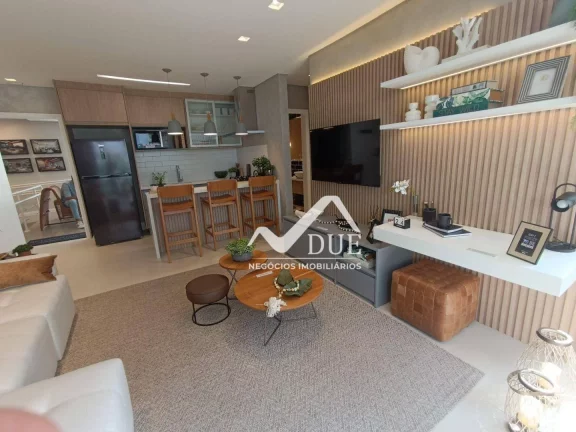 Imagem Apartamento com 3 dormitórios à venda, 96 m² por R$ 1.177.313,00 - Ponta da Praia - Santos/SP