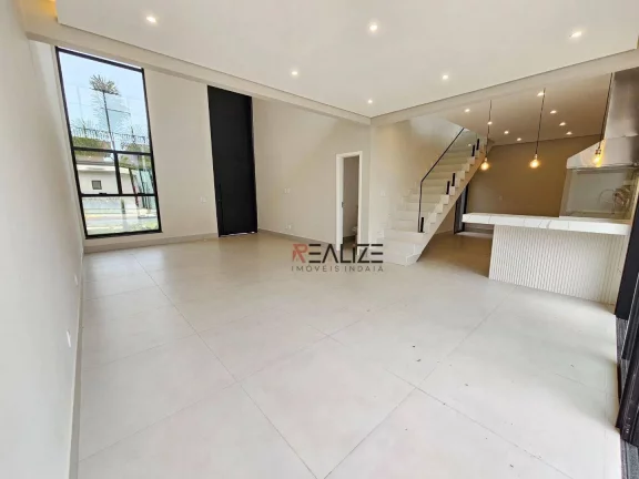 Imagem Casa com 4 suítes e mezanino à venda, 250 m² por R$ 2.100.000 - Condomínio Fechado - Indaiatuba/SP