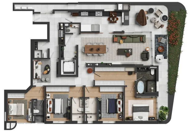 Imagem Apartamento em Atiradores - Joinville SC