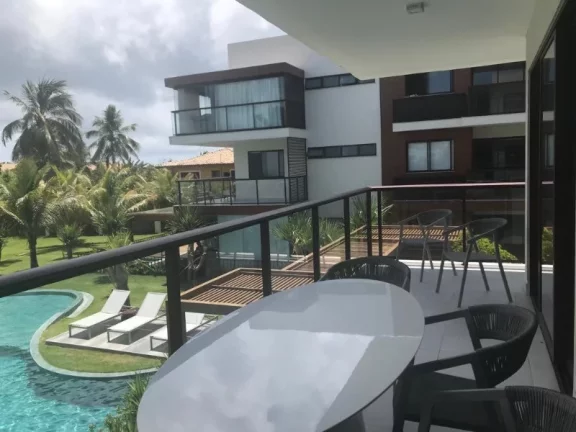 Imagem A 5ª Avenida Imóveis apresenta esse lindo apartamento totalmente decorado no Condominio Villa Azure, na paradisíaca praia da Penha - Ilha de Itaparica