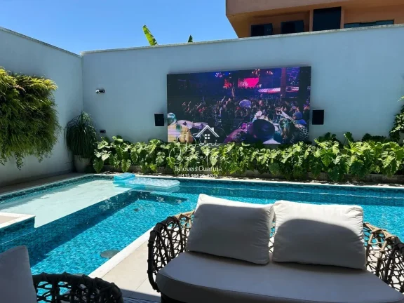 Imagem Luxuosa Casa nova e atualizada em Condomínio à Venda no Jardim Acapulco, Guarujá-SP: 6 Quartos, 6 Suítes, 3 Salas, 7 Banheiros, 6 Vagas, 530m²