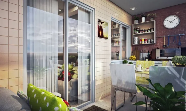 Imagem APARTAMENTO COM 57.41 m² - FORTE - PRAIA GRANDE SP