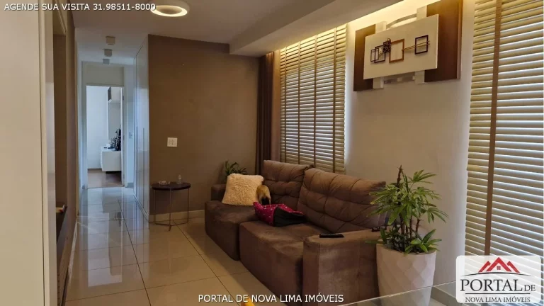 Imagem Apartamento de 3 quartos, sendo 1 suíte, 2 salas, varanda gourmet, 2 vagas de garagem, apartamento com 85 m2 de área. Este imóvel conta com um projeto