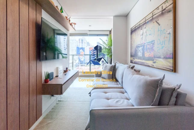 Imagem Condomínio Praça Da Vila - Apartamento tipo para venda em Vila Nova Conceição com 2 quartos, sendo 1 suíte, 56m²