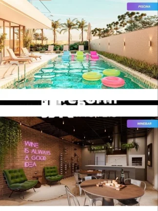 Imagem Apartamento à venda, no Legacy em Pinhais, Centro, com 2 quartos, 59,66m²