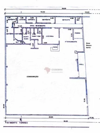 Imagem Galpão para alugar, 500 m² por R$ 60.985,68/mês - Campo Belo - São Paulo/SP