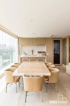 Imagem Com projeto da renomada arquiteta Fernanda Negrelli, esse apartamento de 229m2 imprime de forma harm...