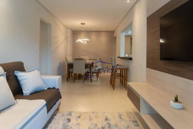 Imagem Apartamento com 3 dormitórios à venda, 119 m² por R$ 1.010.000,00 - Canto do Forte - Praia Grande/SP