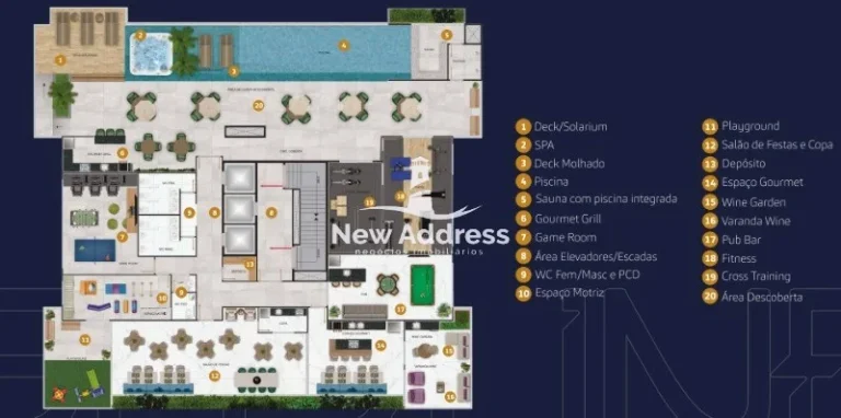 Imagem Skyline: 3 quartos com lazer clube, em ótima localização, na Praia de Itaparica - Vila Velha