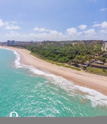 Imagem 04 suítes+DCE [265m²] na Beira Mar de Jacarecica, em frente