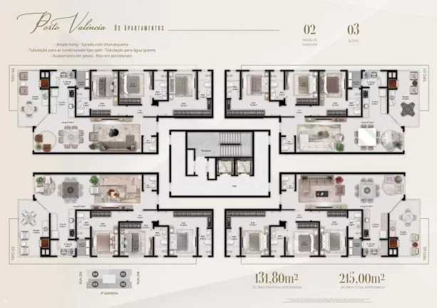 Imagem Apartamento 3 dormitórios para Venda em Itapema, meia praia, 3 dormitórios, 3 suítes, 4 banheiros, 2 vagas